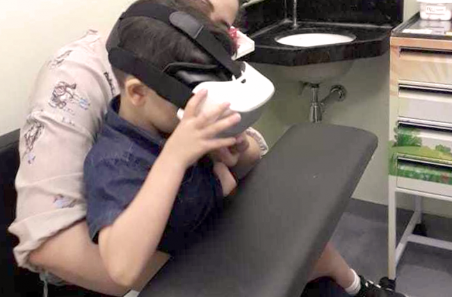 Óculos de realidade virtual: um aliado para o seu filho na hora dos exames!